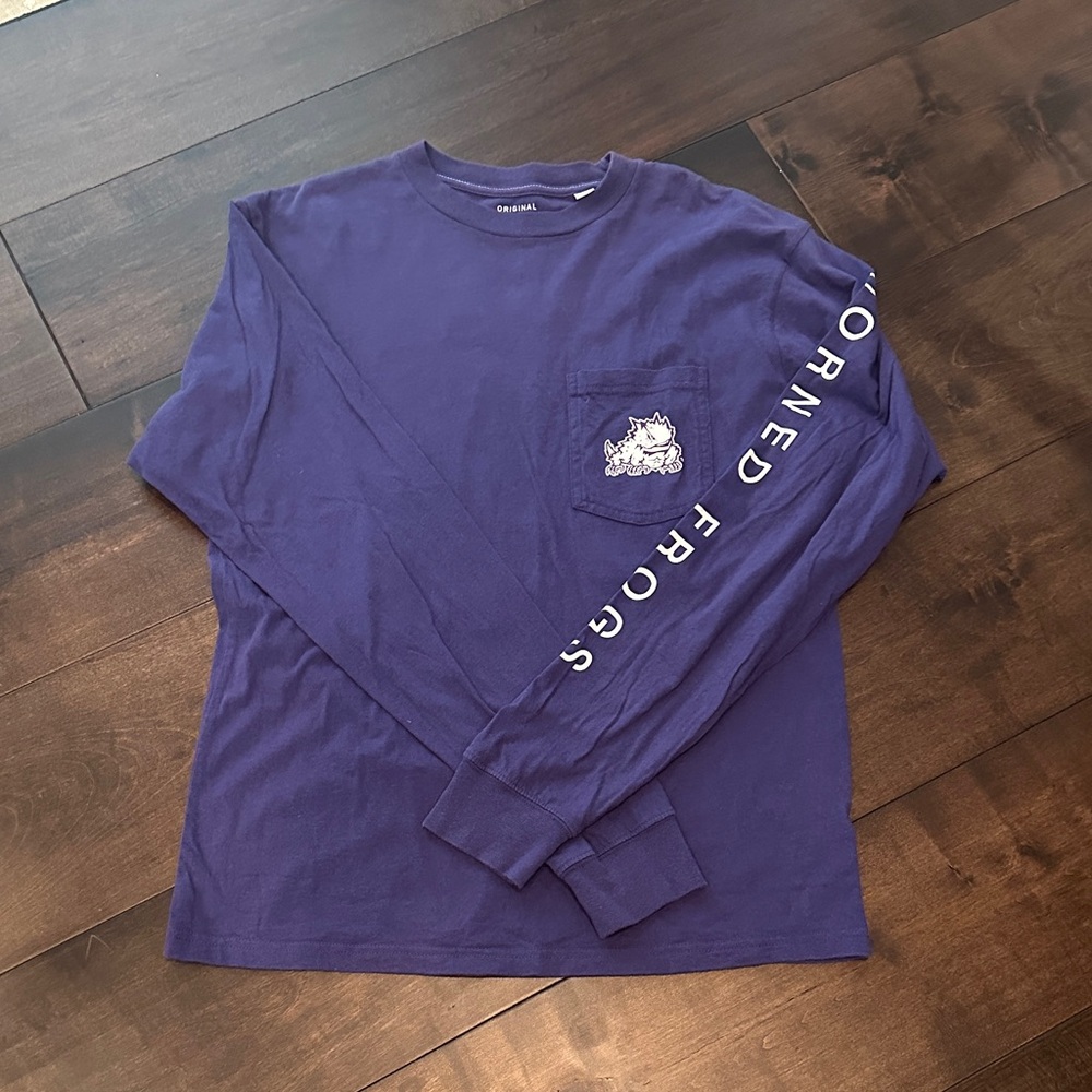 Purple TCU Horned Frogs Long Sleeve Shirt